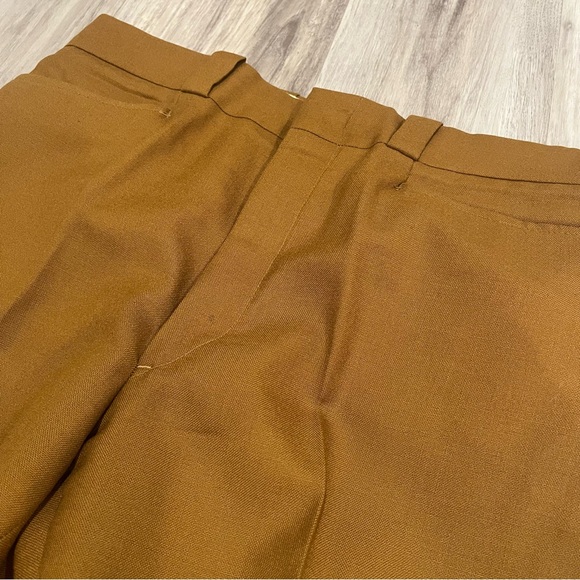 Vintage Men's Brown Dress Pants Wool Slacks - Picture 2 of 6